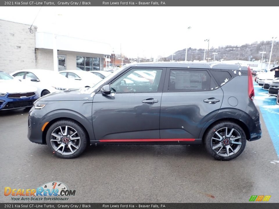 2021 Kia Soul GT-Line Turbo Gravity Gray / Black Photo #6