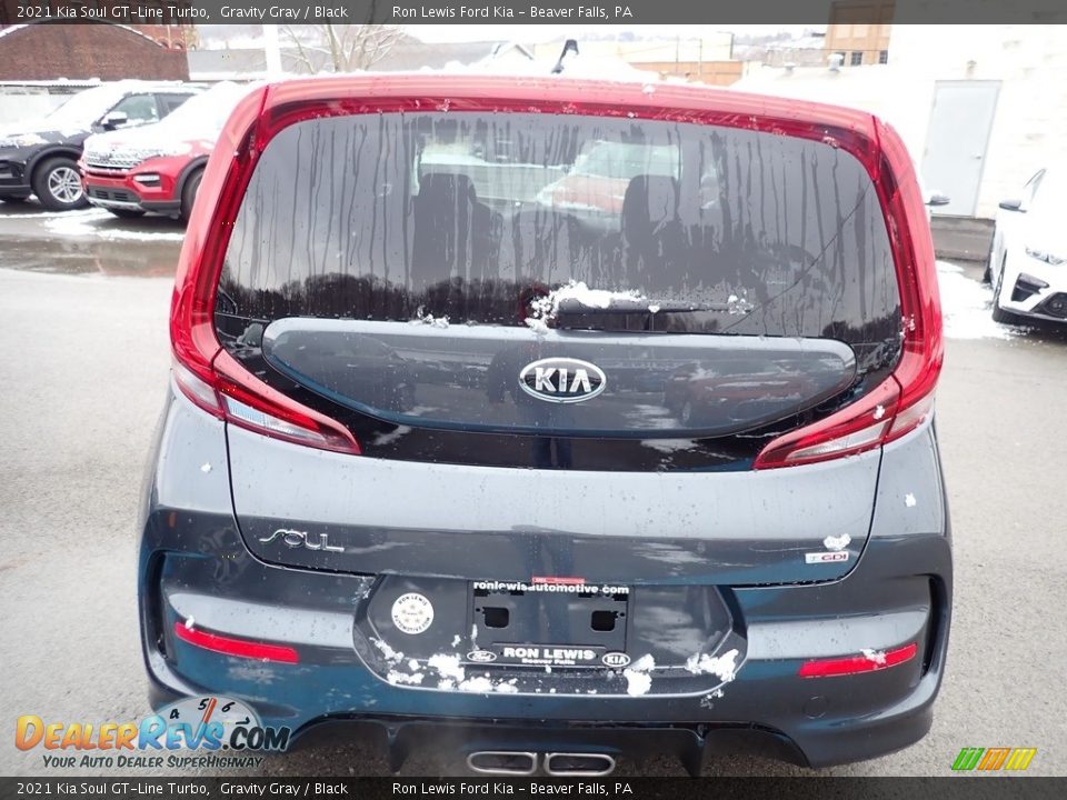 2021 Kia Soul GT-Line Turbo Gravity Gray / Black Photo #8