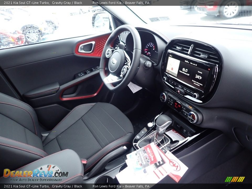 2021 Kia Soul GT-Line Turbo Gravity Gray / Black Photo #11