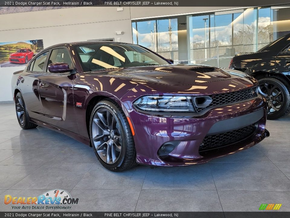 2021 Dodge Charger Scat Pack Hellraisin / Black Photo #1