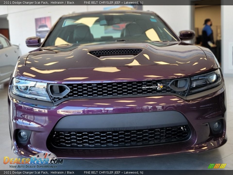 2021 Dodge Charger Scat Pack Hellraisin / Black Photo #3