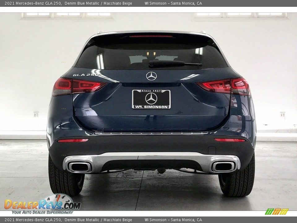 2021 Mercedes-Benz GLA 250 Denim Blue Metallic / Macchiato Beige Photo #3