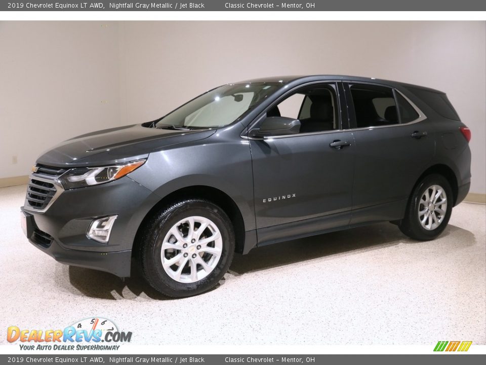 2019 Chevrolet Equinox LT AWD Nightfall Gray Metallic / Jet Black Photo #3