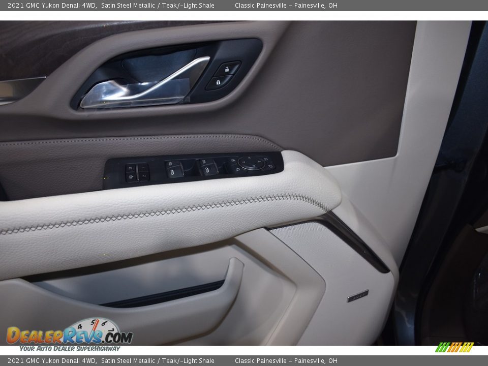 2021 GMC Yukon Denali 4WD Satin Steel Metallic / Teak/­Light Shale Photo #10