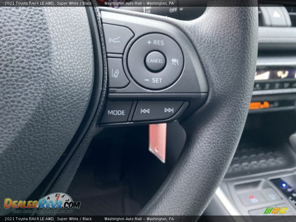 2021 Toyota RAV4 LE AWD Super White / Black Photo #7