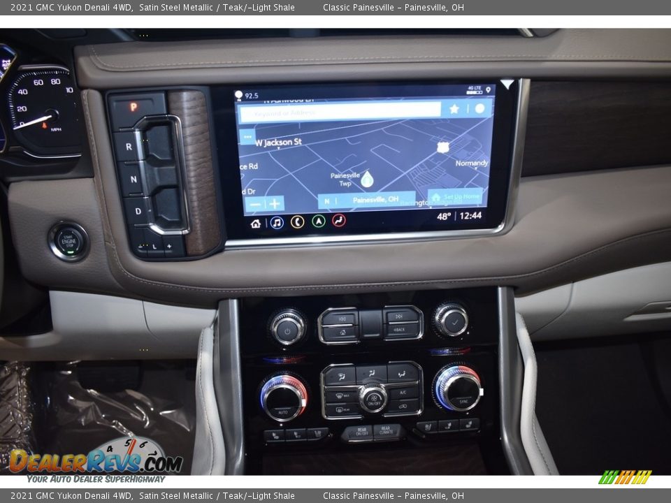 2021 GMC Yukon Denali 4WD Satin Steel Metallic / Teak/­Light Shale Photo #14