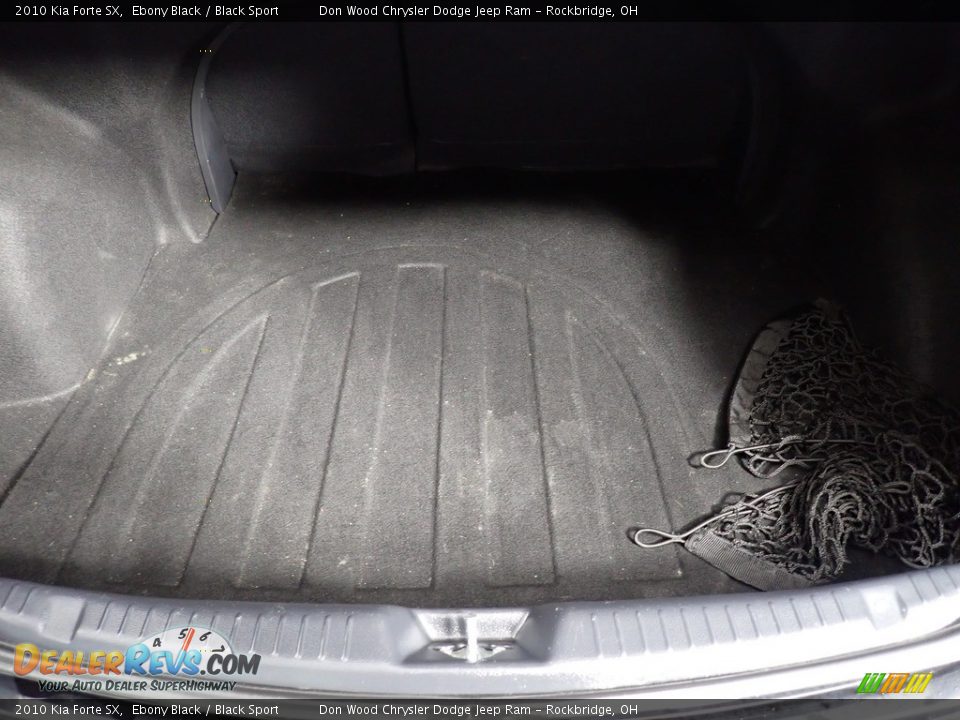 2010 Kia Forte SX Ebony Black / Black Sport Photo #14