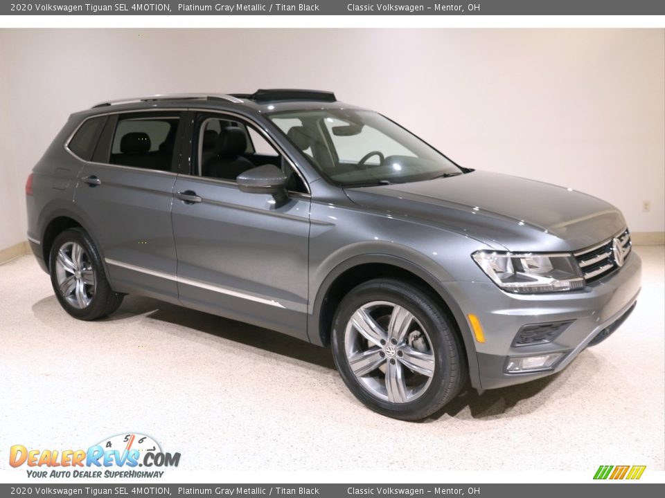 2020 Volkswagen Tiguan SEL 4MOTION Platinum Gray Metallic / Titan Black Photo #1