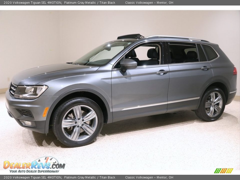 2020 Volkswagen Tiguan SEL 4MOTION Platinum Gray Metallic / Titan Black Photo #3