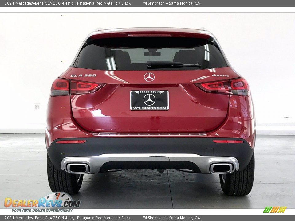 2021 Mercedes-Benz GLA 250 4Matic Patagonia Red Metallic / Black Photo #3