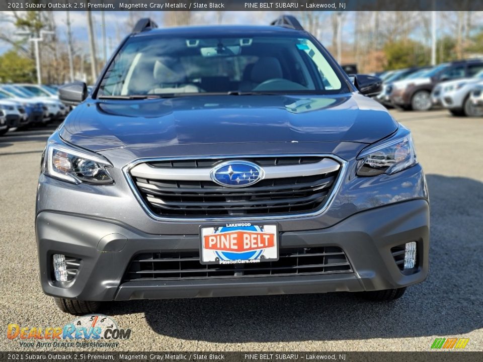 2021 Subaru Outback 2.5i Premium Magnetite Gray Metallic / Slate Black Photo #3