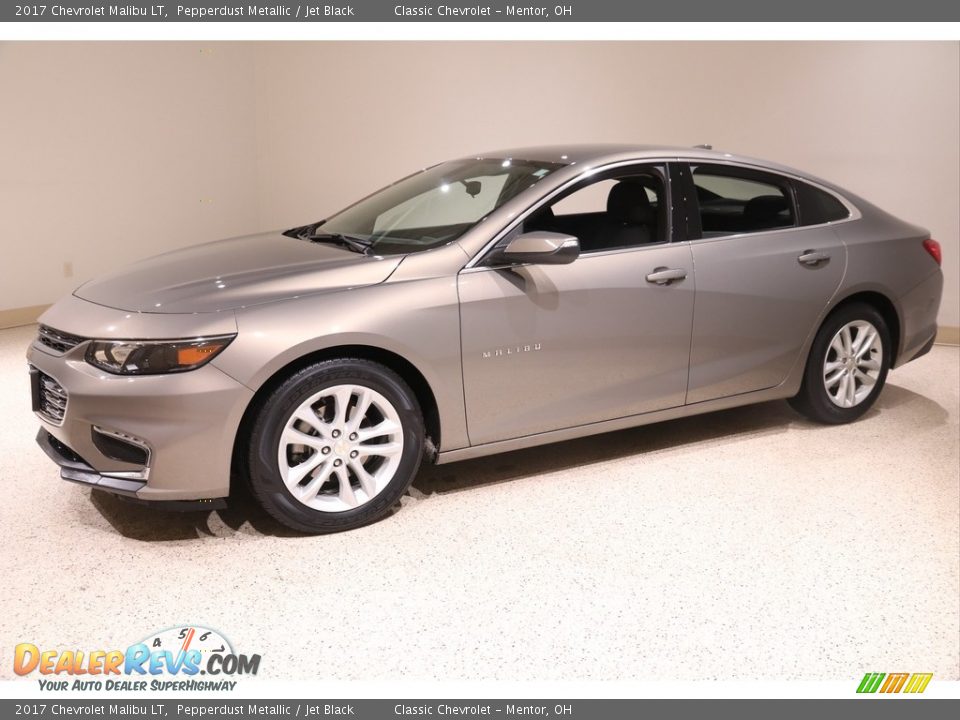 2017 Chevrolet Malibu LT Pepperdust Metallic / Jet Black Photo #3