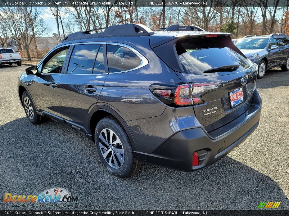 2021 Subaru Outback 2.5i Premium Magnetite Gray Metallic / Slate Black Photo #6