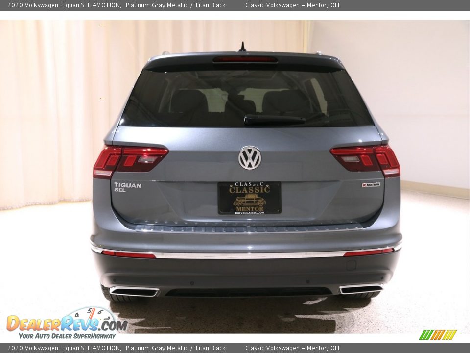 2020 Volkswagen Tiguan SEL 4MOTION Platinum Gray Metallic / Titan Black Photo #17