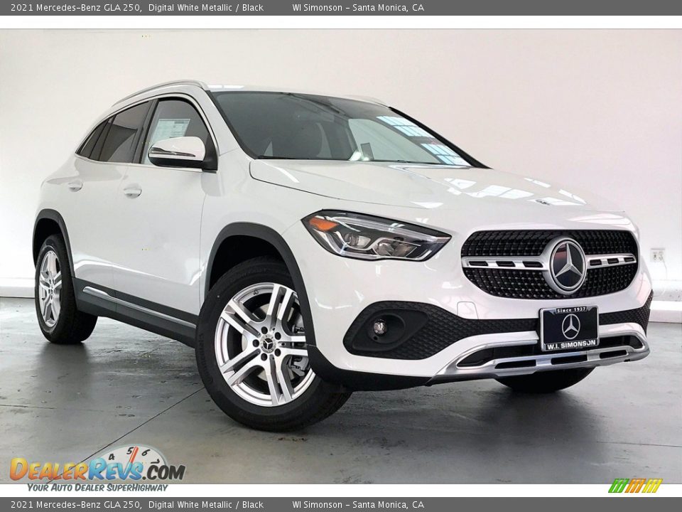 2021 Mercedes-Benz GLA 250 Digital White Metallic / Black Photo #12