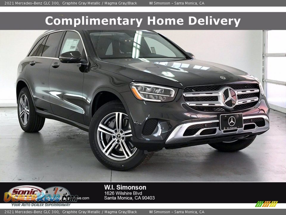 2021 Mercedes-Benz GLC 300 Graphite Gray Metallic / Magma Gray/Black Photo #1