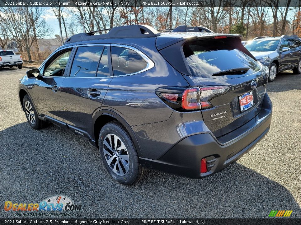 2021 Subaru Outback 2.5i Premium Magnetite Gray Metallic / Gray Photo #6