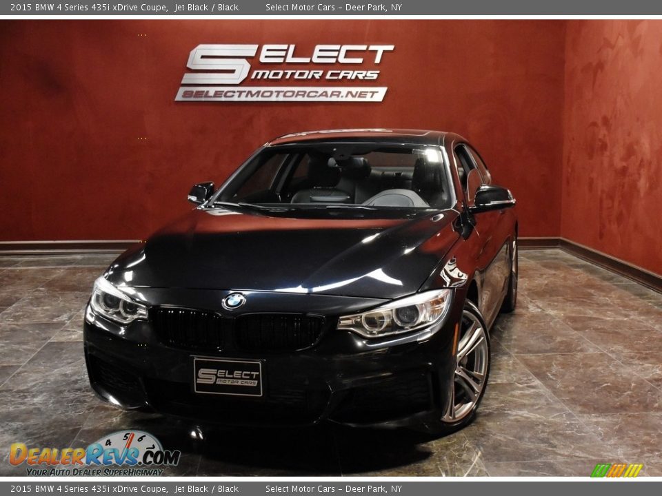 2015 BMW 4 Series 435i xDrive Coupe Jet Black / Black Photo #1