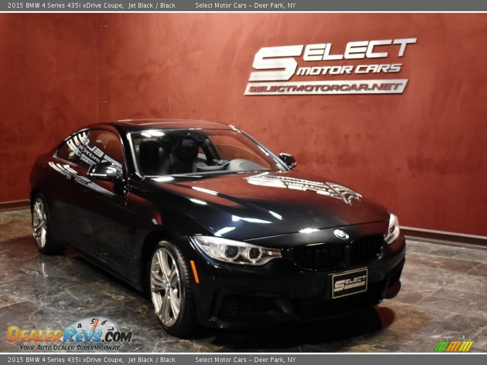 2015 BMW 4 Series 435i xDrive Coupe Jet Black / Black Photo #3