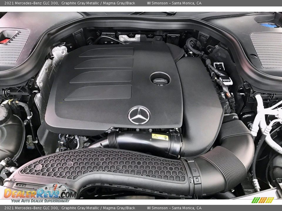 2021 Mercedes-Benz GLC 300 Graphite Gray Metallic / Magma Gray/Black Photo #8