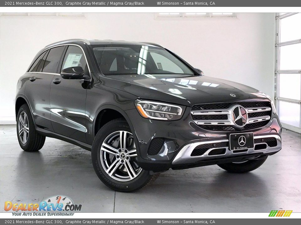 2021 Mercedes-Benz GLC 300 Graphite Gray Metallic / Magma Gray/Black Photo #12