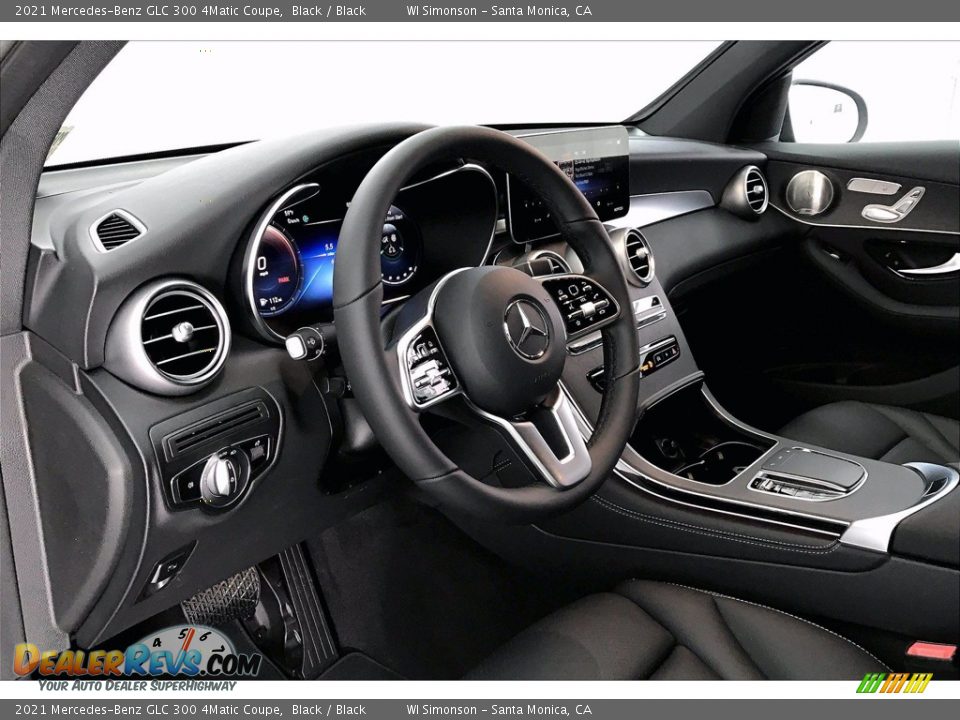 2021 Mercedes-Benz GLC 300 4Matic Coupe Black / Black Photo #4