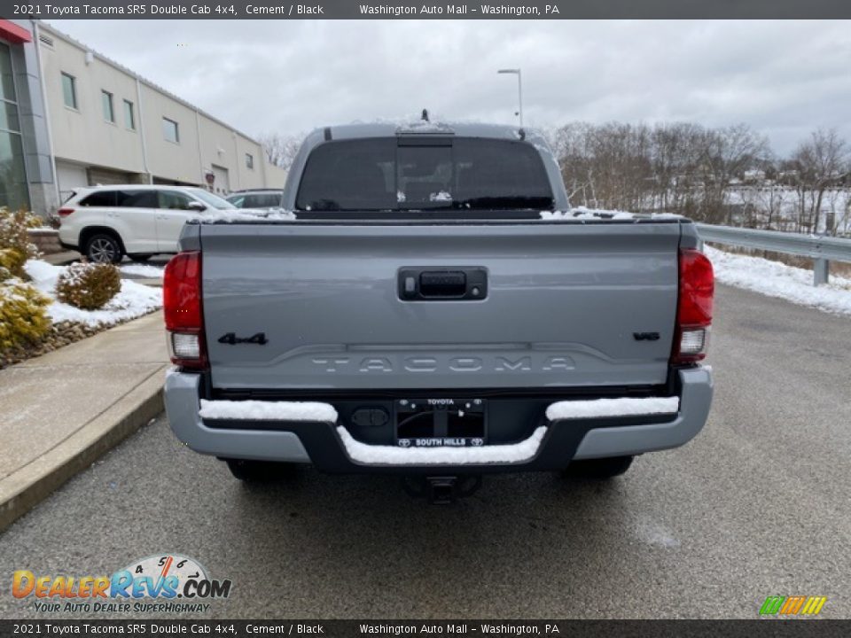 2021 Toyota Tacoma SR5 Double Cab 4x4 Cement / Black Photo #14