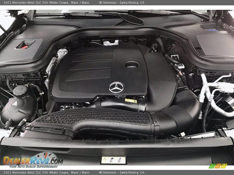 2021 Mercedes-Benz GLC 300 4Matic Coupe Black / Black Photo #8