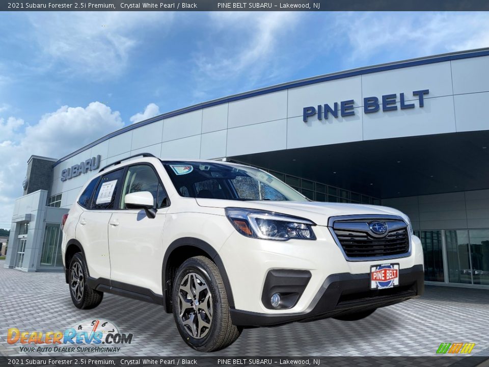 2021 Subaru Forester 2.5i Premium Crystal White Pearl / Black Photo #1