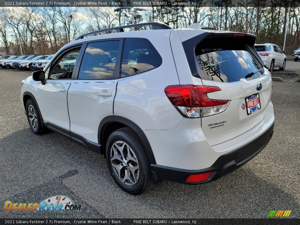 2021 Subaru Forester 2.5i Premium Crystal White Pearl / Black Photo #6