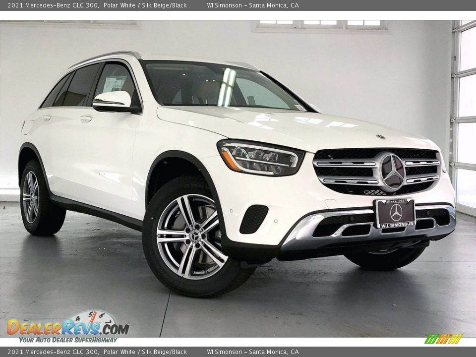 2021 Mercedes-Benz GLC 300 Polar White / Silk Beige/Black Photo #10