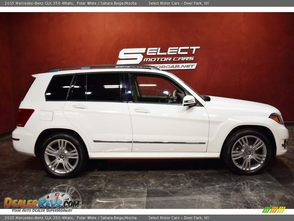 2015 Mercedes-Benz GLK 350 4Matic Polar White / Sahara Beige/Mocha Photo #4