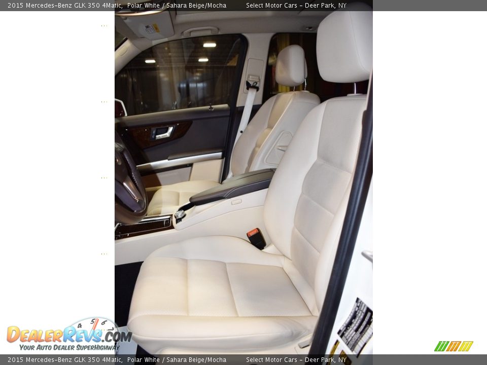 2015 Mercedes-Benz GLK 350 4Matic Polar White / Sahara Beige/Mocha Photo #11