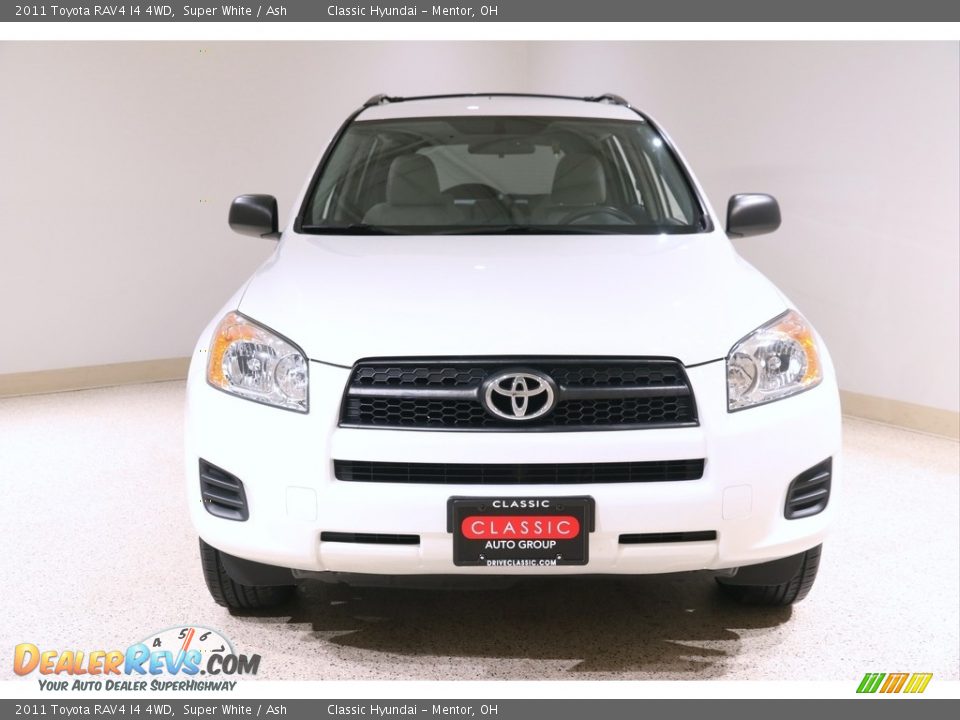 2011 Toyota RAV4 I4 4WD Super White / Ash Photo #2