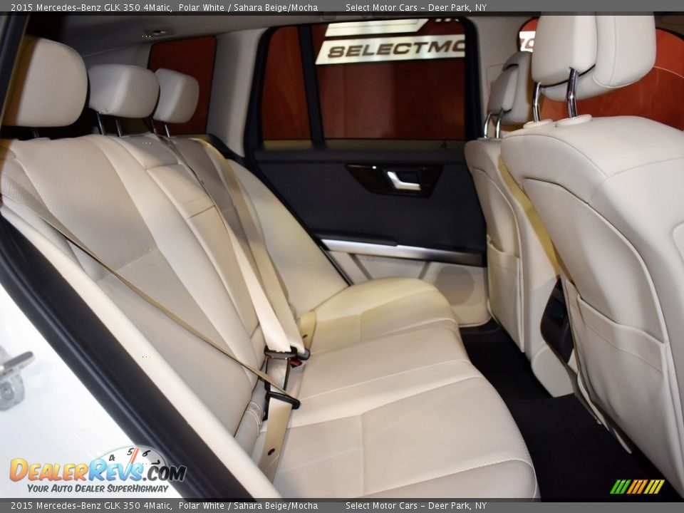 2015 Mercedes-Benz GLK 350 4Matic Polar White / Sahara Beige/Mocha Photo #16