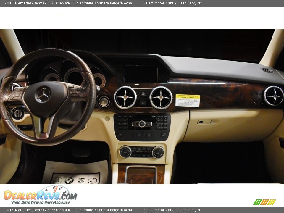 2015 Mercedes-Benz GLK 350 4Matic Polar White / Sahara Beige/Mocha Photo #17