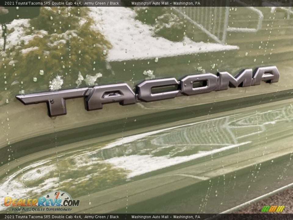 2021 Toyota Tacoma SR5 Double Cab 4x4 Army Green / Black Photo #25