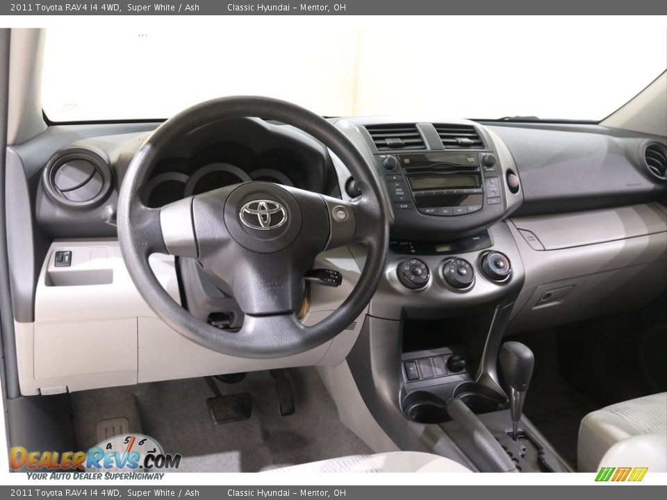 2011 Toyota RAV4 I4 4WD Super White / Ash Photo #6