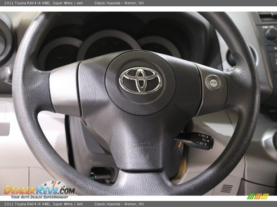2011 Toyota RAV4 I4 4WD Super White / Ash Photo #7