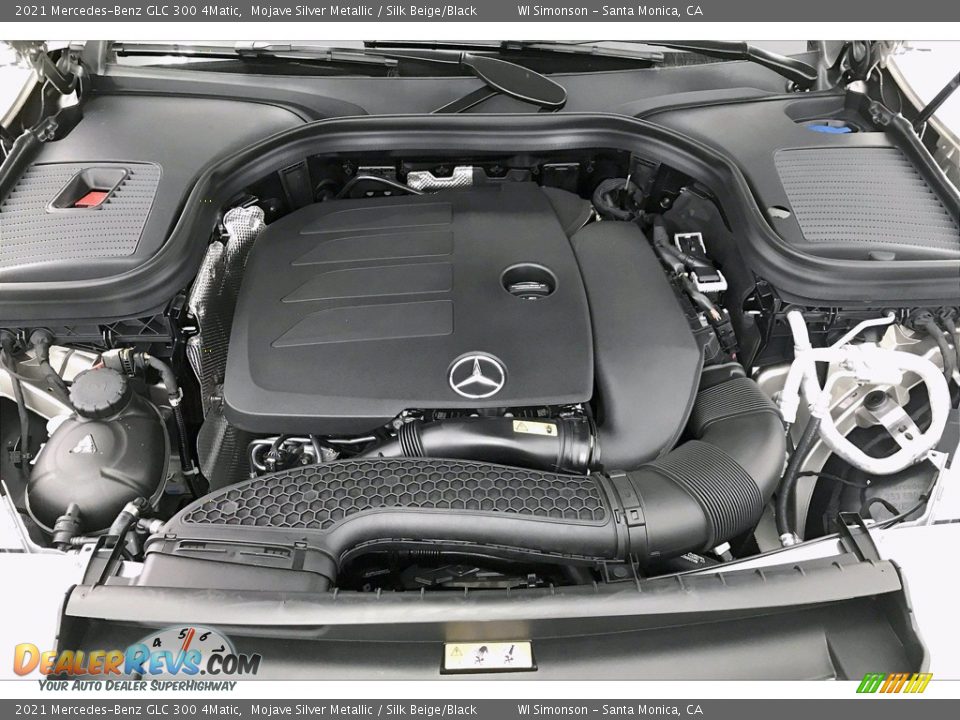 2021 Mercedes-Benz GLC 300 4Matic Mojave Silver Metallic / Silk Beige/Black Photo #8