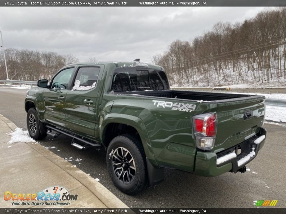 2021 Toyota Tacoma TRD Sport Double Cab 4x4 Army Green / Black Photo #2