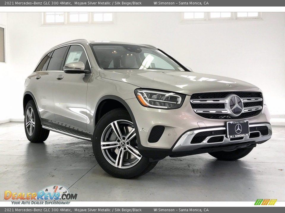 2021 Mercedes-Benz GLC 300 4Matic Mojave Silver Metallic / Silk Beige/Black Photo #12