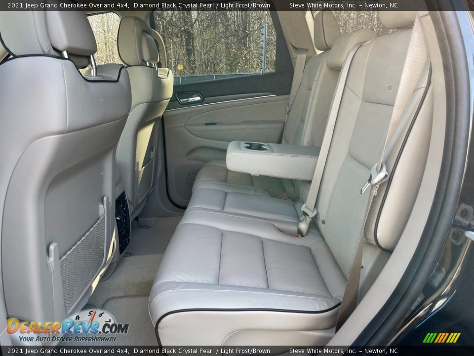 Rear Seat of 2021 Jeep Grand Cherokee Overland 4x4 Photo #13