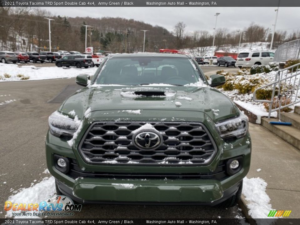 2021 Toyota Tacoma TRD Sport Double Cab 4x4 Army Green / Black Photo #11