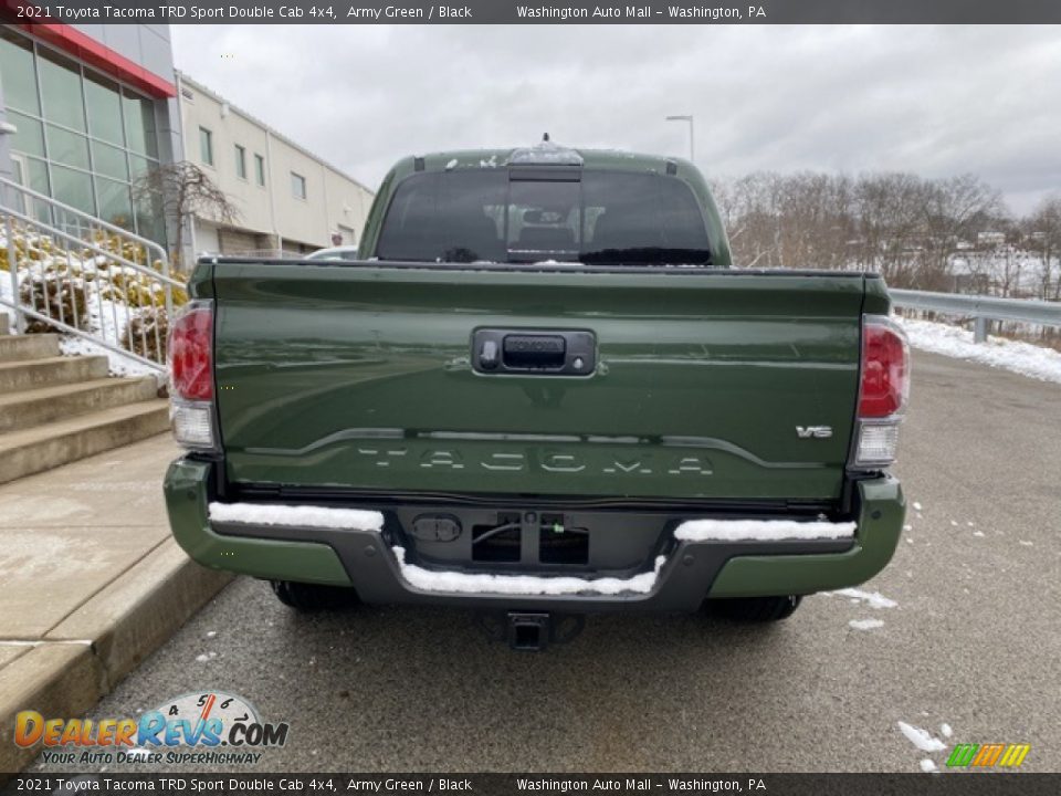 2021 Toyota Tacoma TRD Sport Double Cab 4x4 Army Green / Black Photo #14