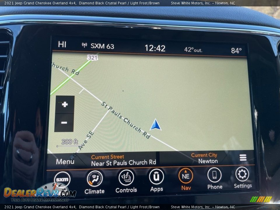 Navigation of 2021 Jeep Grand Cherokee Overland 4x4 Photo #25