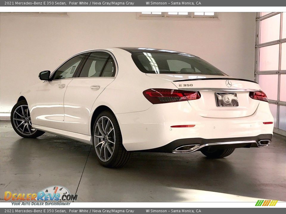 2021 Mercedes-Benz E 350 Sedan Polar White / Neva Gray/Magma Gray Photo #2