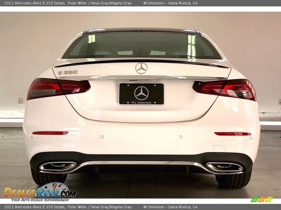 2021 Mercedes-Benz E 350 Sedan Polar White / Neva Gray/Magma Gray Photo #3