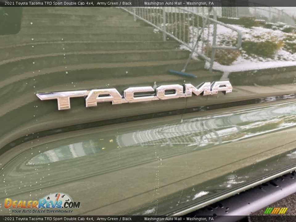 2021 Toyota Tacoma TRD Sport Double Cab 4x4 Army Green / Black Photo #26