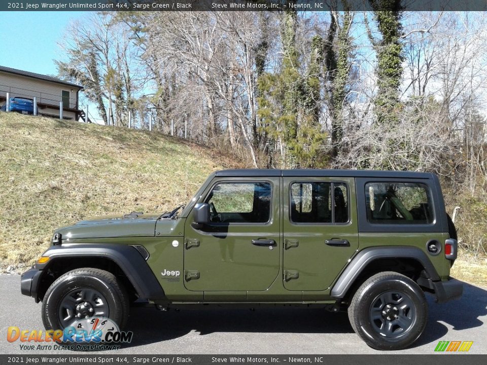 Sarge Green 2021 Jeep Wrangler Unlimited Sport 4x4 Photo #1